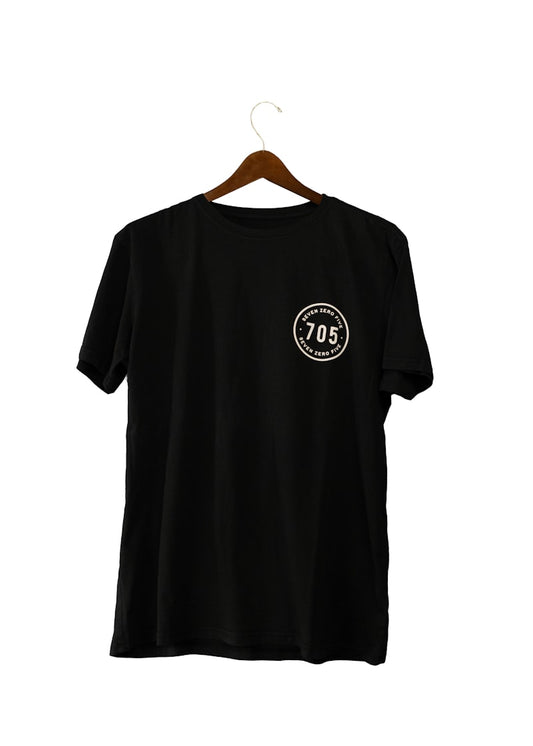 Weißes minimalistisches Langarmshirt aus Pima-Baumwolle